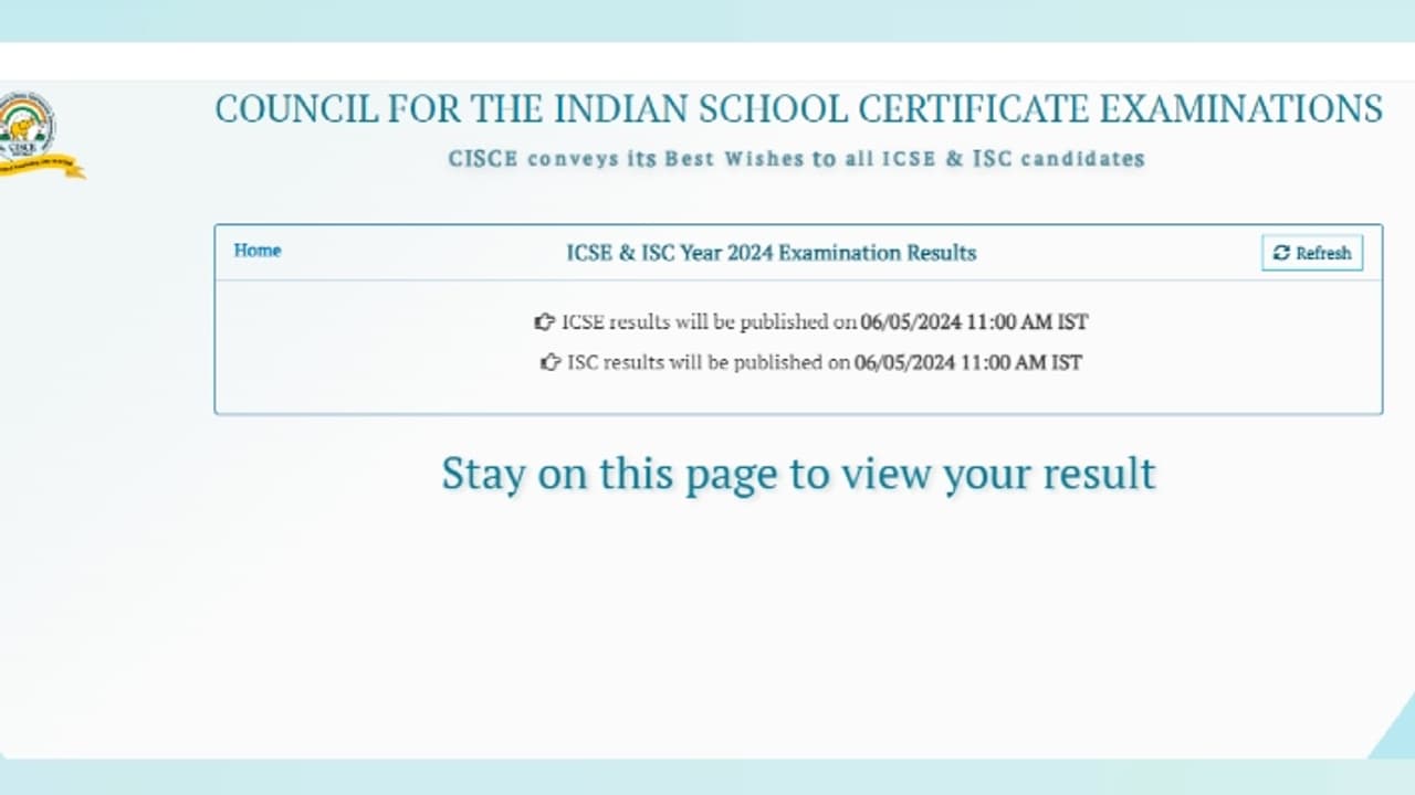 ICSE ISC Result 2024 ICSE ISC Result 2024