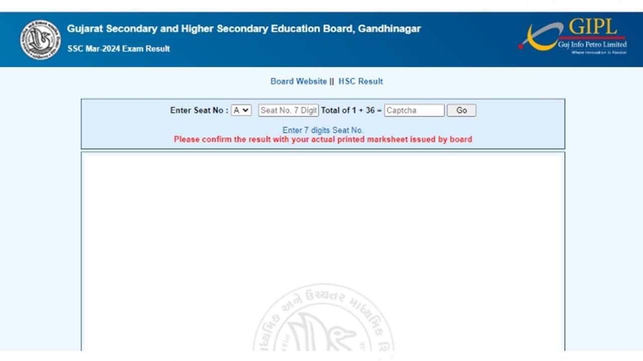 Gujarat Board 10th Result 2024 Gujarat Board 10th Result 2024