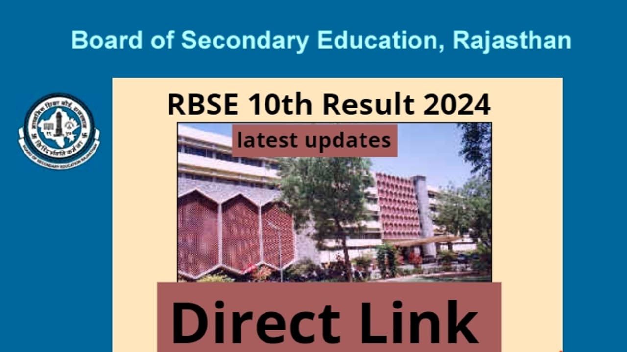 RBSE 10th Result 2024 link RBSE 10th Result 2024 link