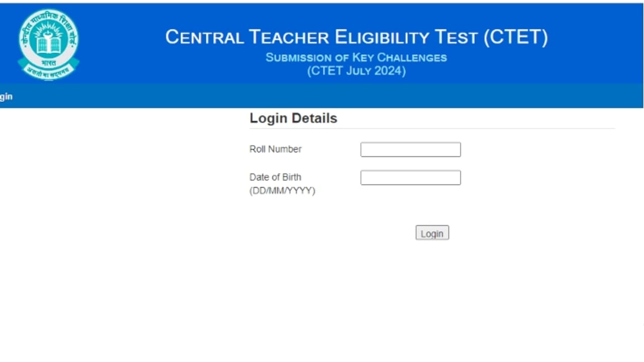 CBSE CTET 2024 answer key released CBSE CTET 2024 answer key released
