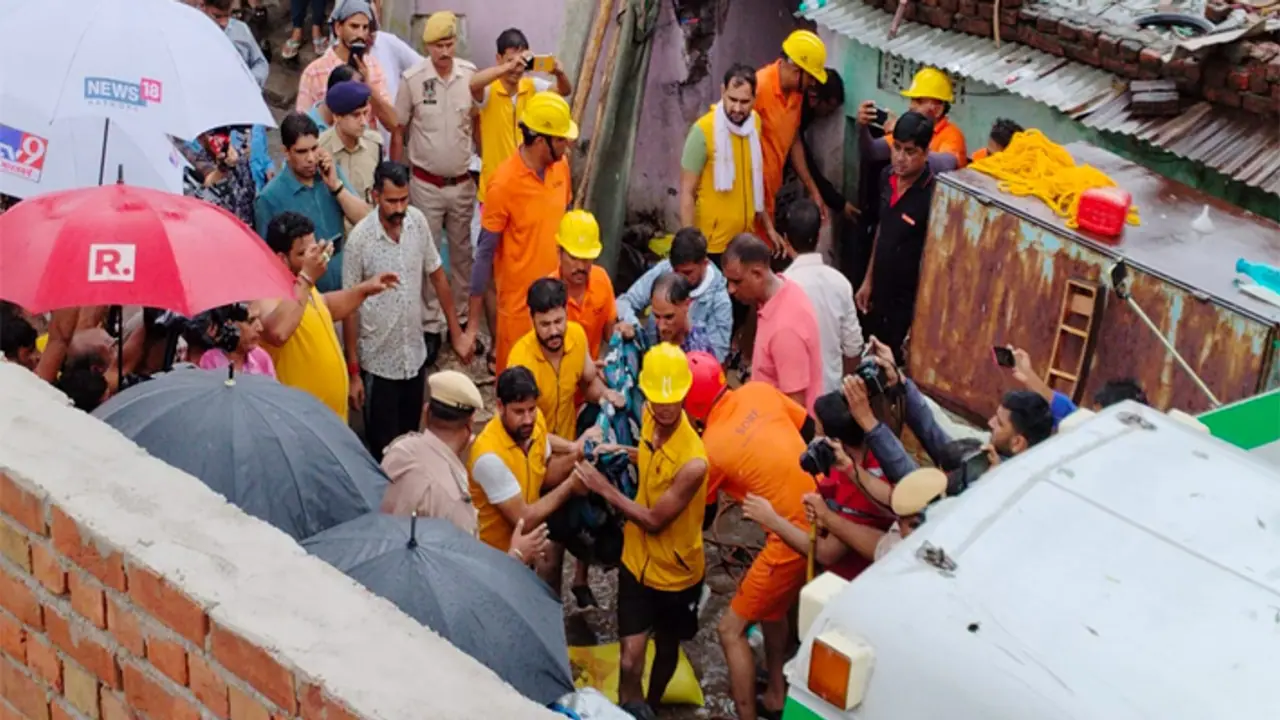 Heavy rain in Rajasthan