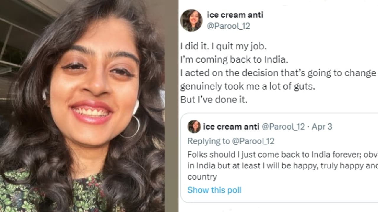 Indian woman Viral post quit her uk job