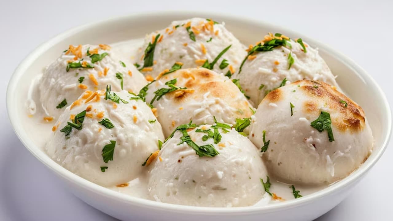 how to make soft and fluffy dahi bhalla