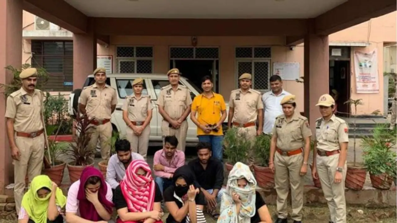 Jaipur News Police busted prostitution racket in Spa Center Jaipur News Police busted prostitution racket in Spa Center