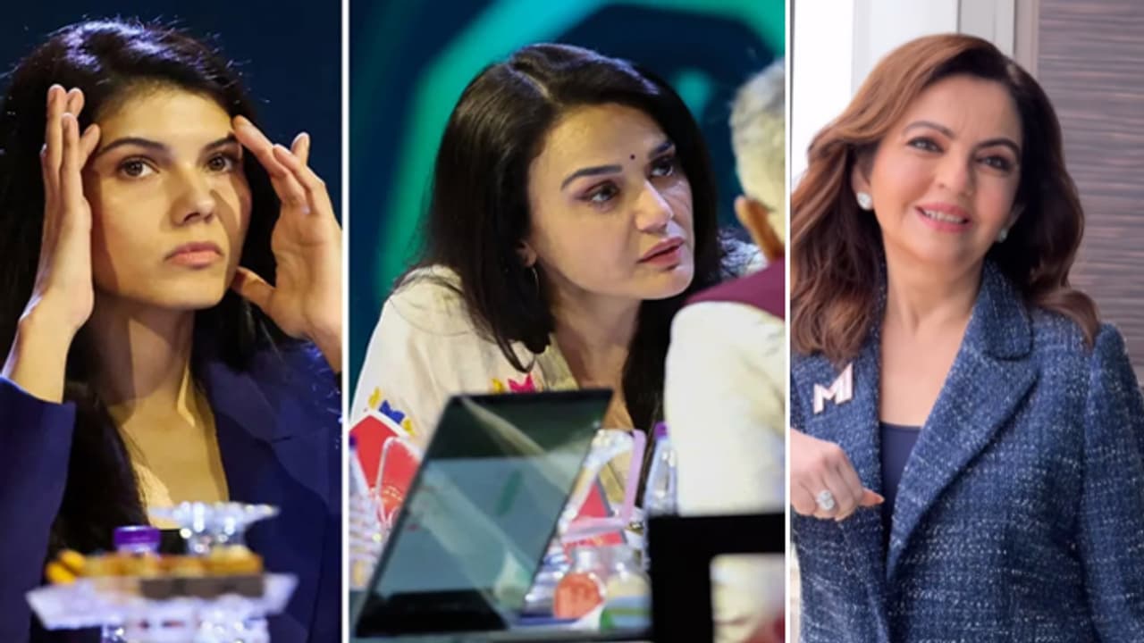 Nita Ambani Preity Zinta and Kavya Maran dress up for IPL auction Nita Ambani Preity Zinta and Kavya Maran dress up for IPL auction