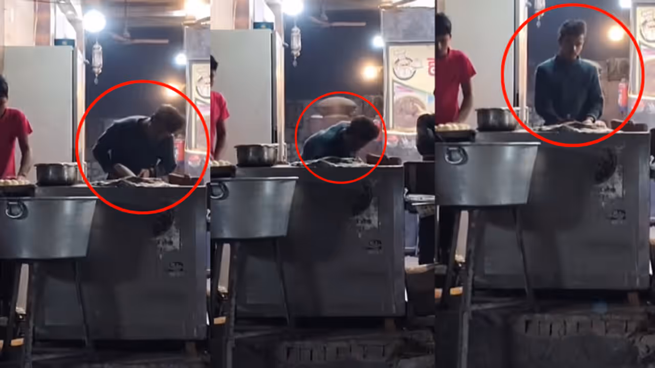 UP meerut hotel thook tandoor roti video viral action police UP meerut hotel thook tandoor roti video viral action police