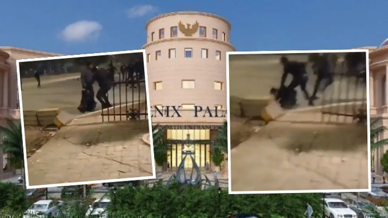 UP LucknowPalassio Mall firing video viral goliyon ki tadhataht sushant golf city UP LucknowPalassio Mall firing video viral goliyon ki tadhataht sushant golf city