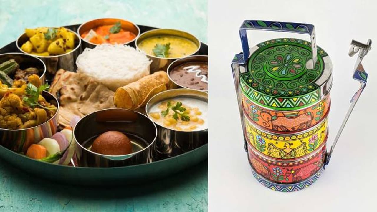 gujarati aunties serving home made tiffin service