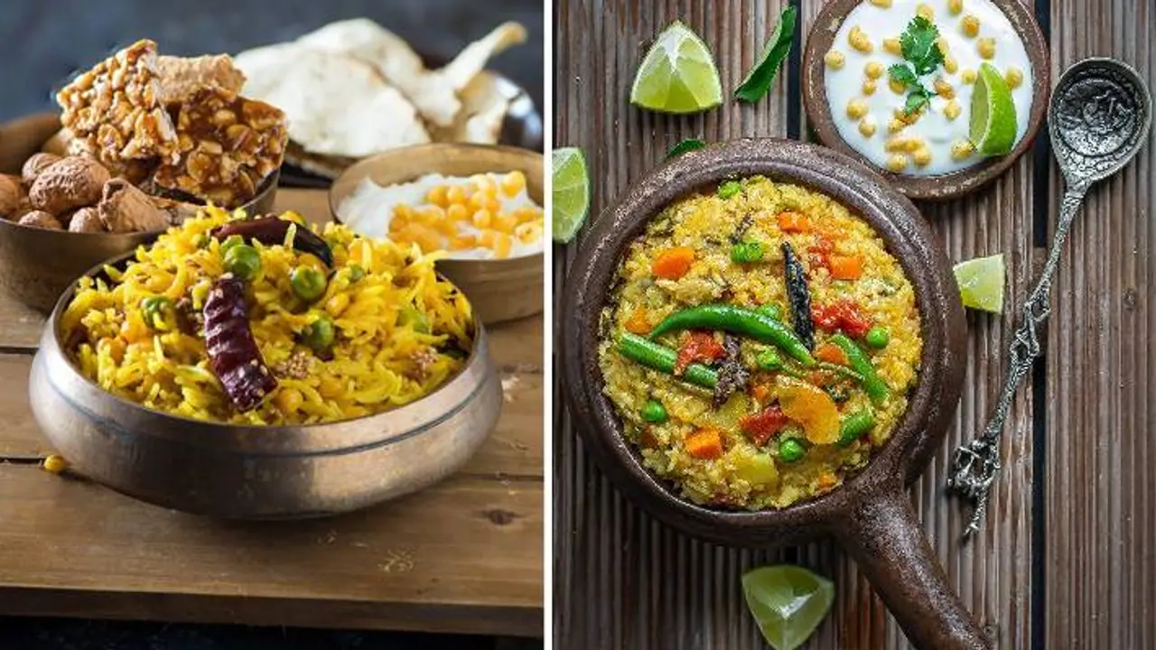 Khichdi Thali on Makar Sankranti 2025