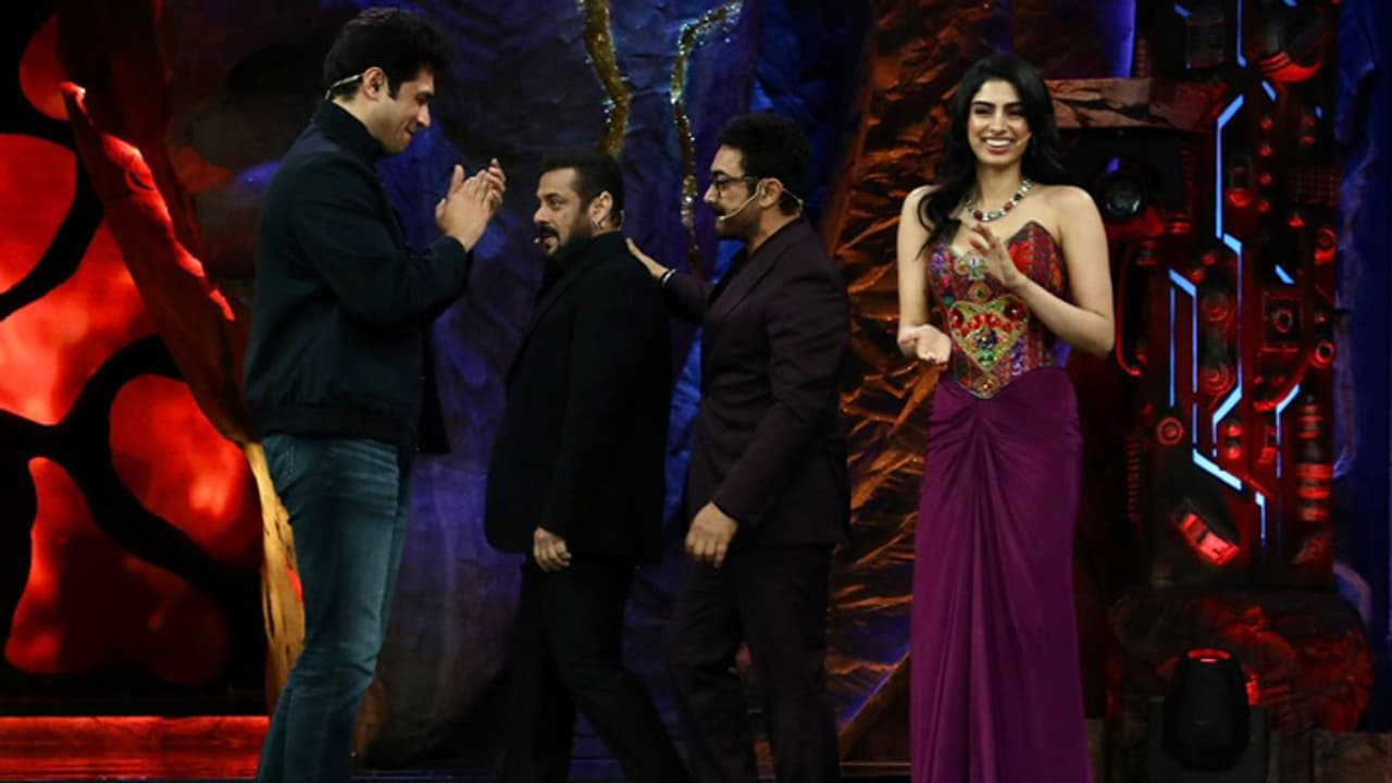 Loveyapa At Bigg Boss Set Loveyapa At Bigg Boss Set