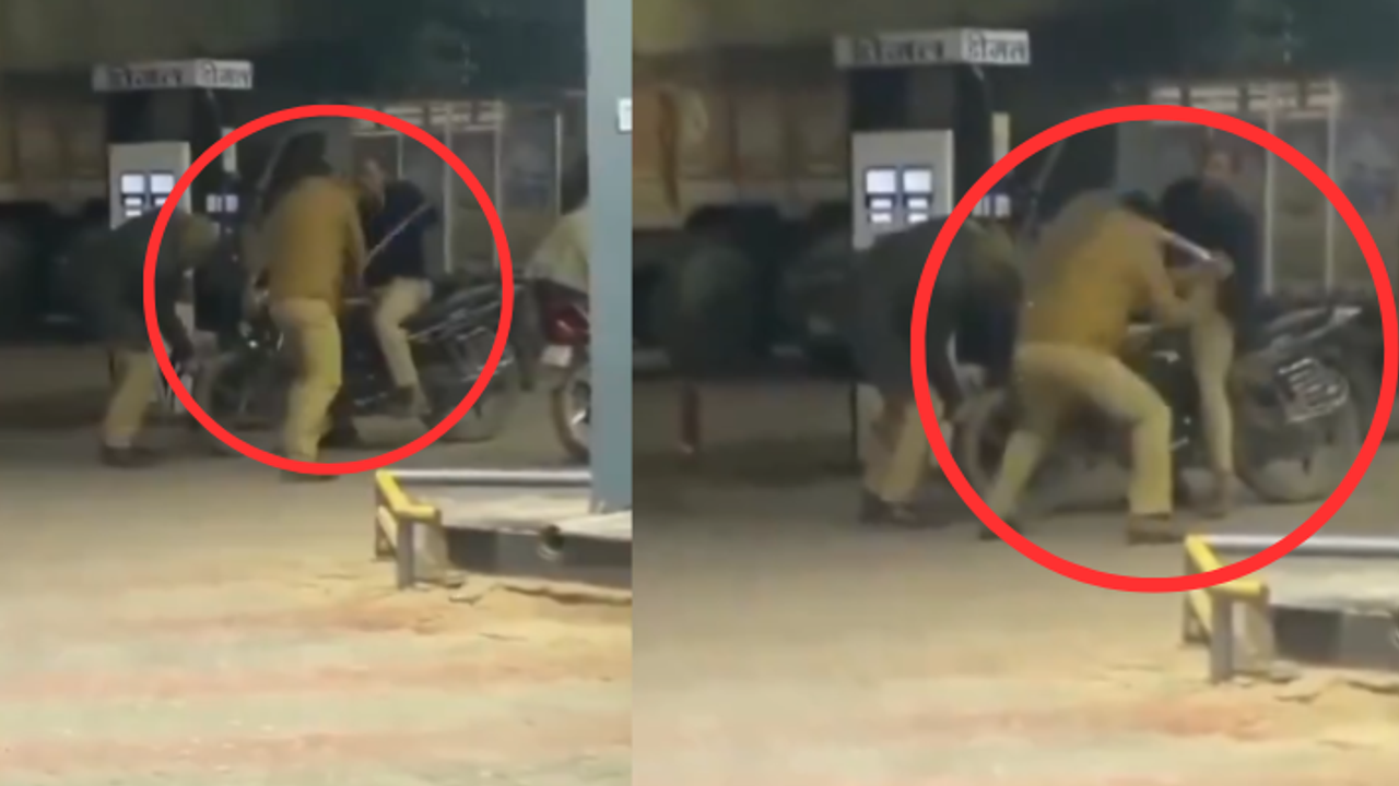 mahakumbh police brutality deputy sp sanjay singh beats youth video viral mahakumbh police brutality deputy sp sanjay singh beats youth video viral
