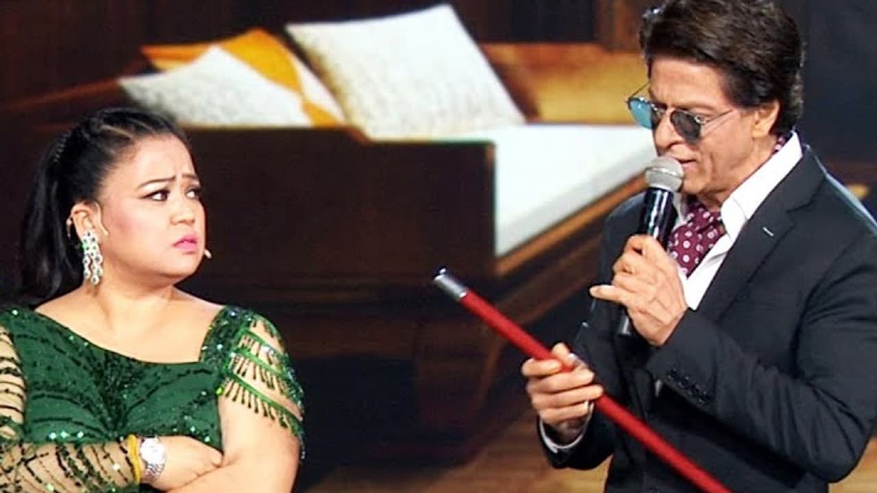 Bharti Singh With Shah Rukh Khan Bharti Singh With Shah Rukh Khan