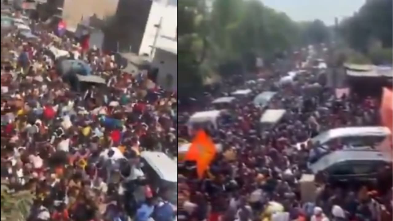 Mahakumbh Traffic Jam Video Mahakumbh Traffic Jam Video