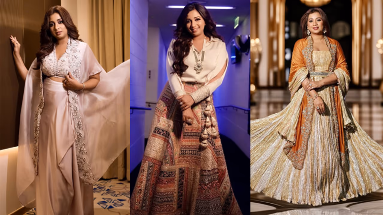 Shreya Ghoshal Lehenga Looks