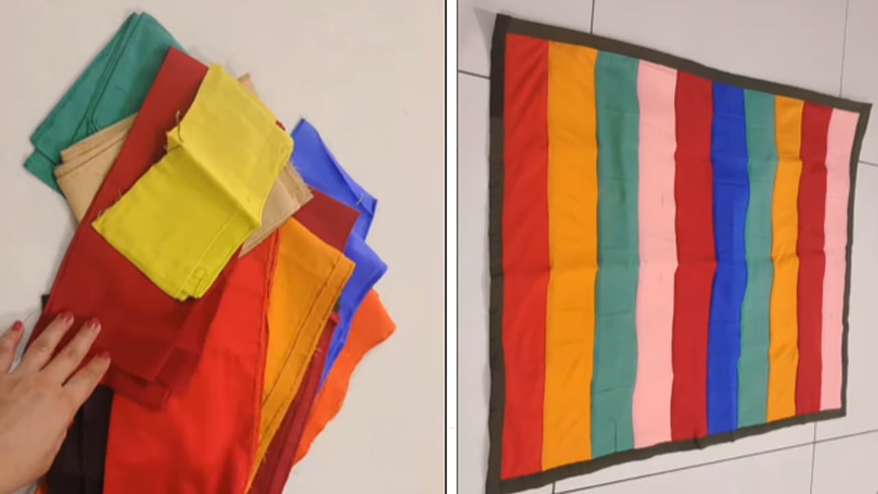 How to reuse old saree fall