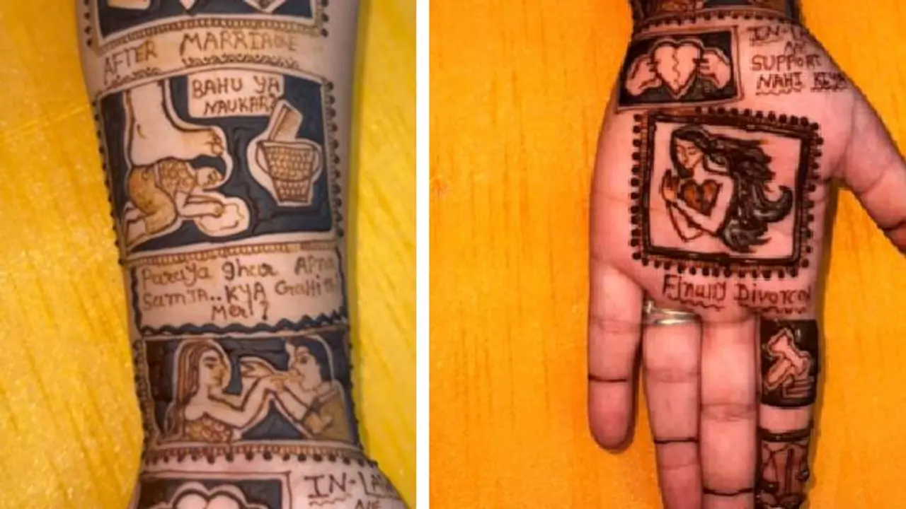 Divorce Mehndi Design Goes Viral
