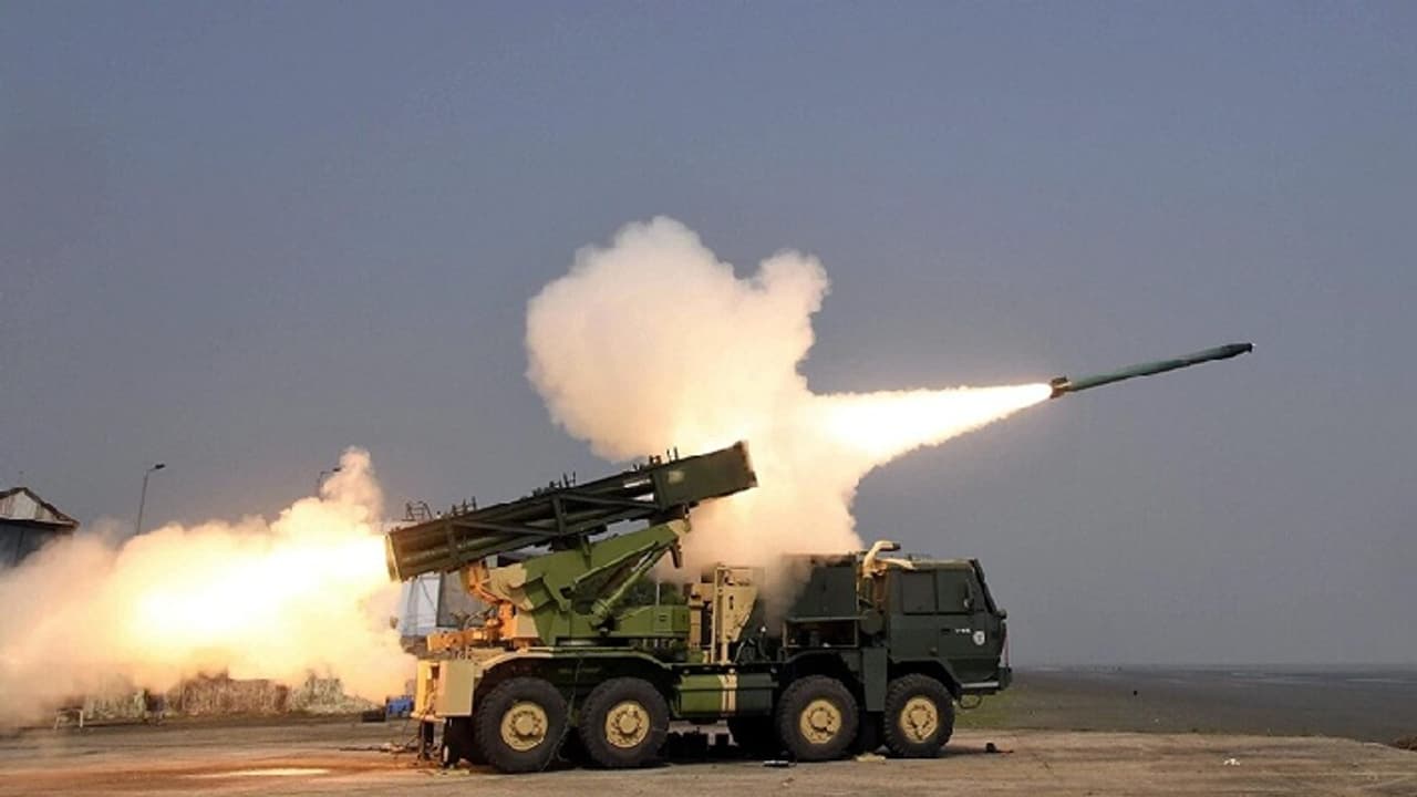 Pinaka rocket launcher Pinaka rocket launcher