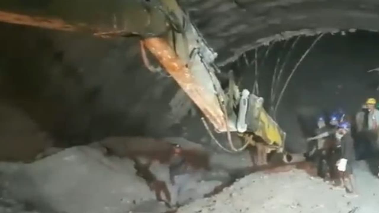 Uttarakhand tunnel collapse Uttarakhand tunnel collapse
