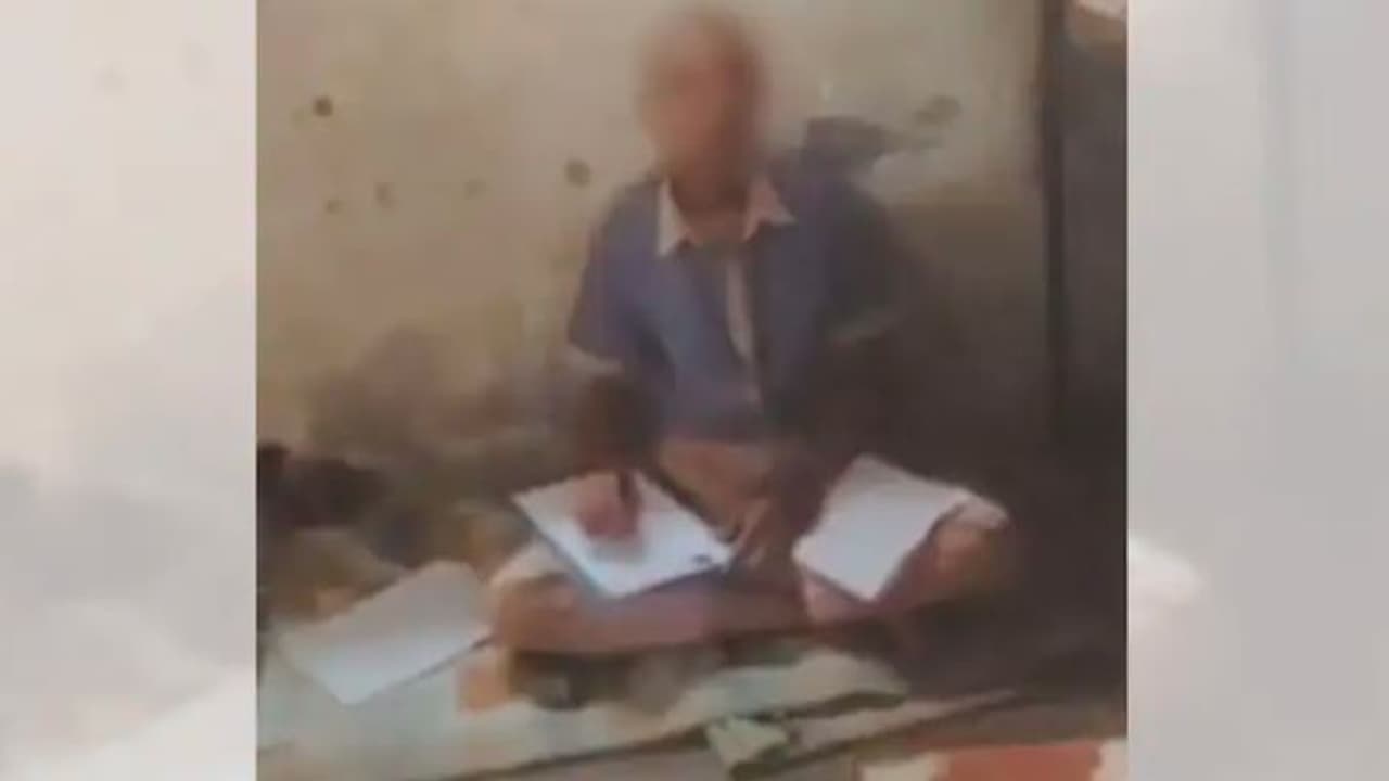 Student Sits on Floor During Exam Due to Unpaid Fees in School