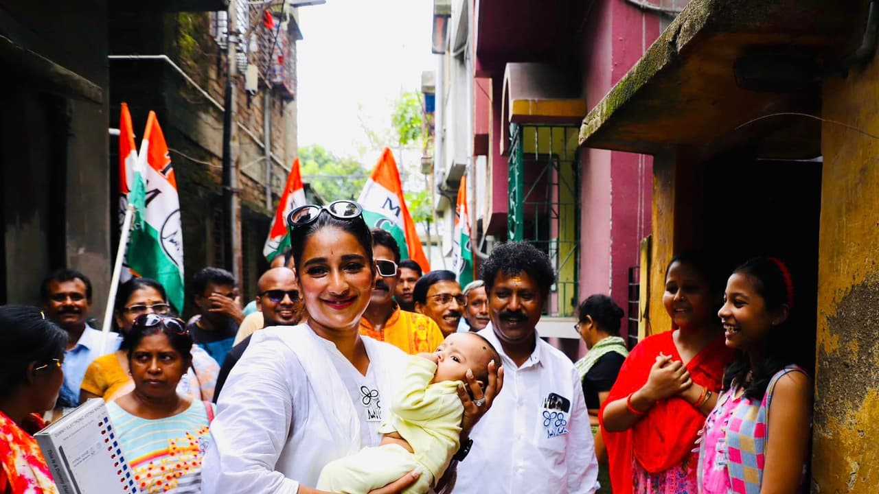 TMC candidate Sayantika Banerjee said that she will go to the assembly after winning from Baranagar bsm TMC candidate Sayantika Banerjee said that she will go to the assembly after winning from Baranagar bsm