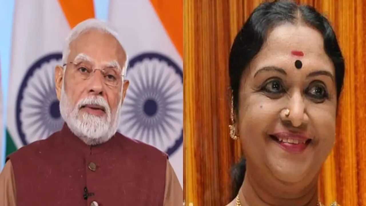 PM Modi condoles death of sarojadevi