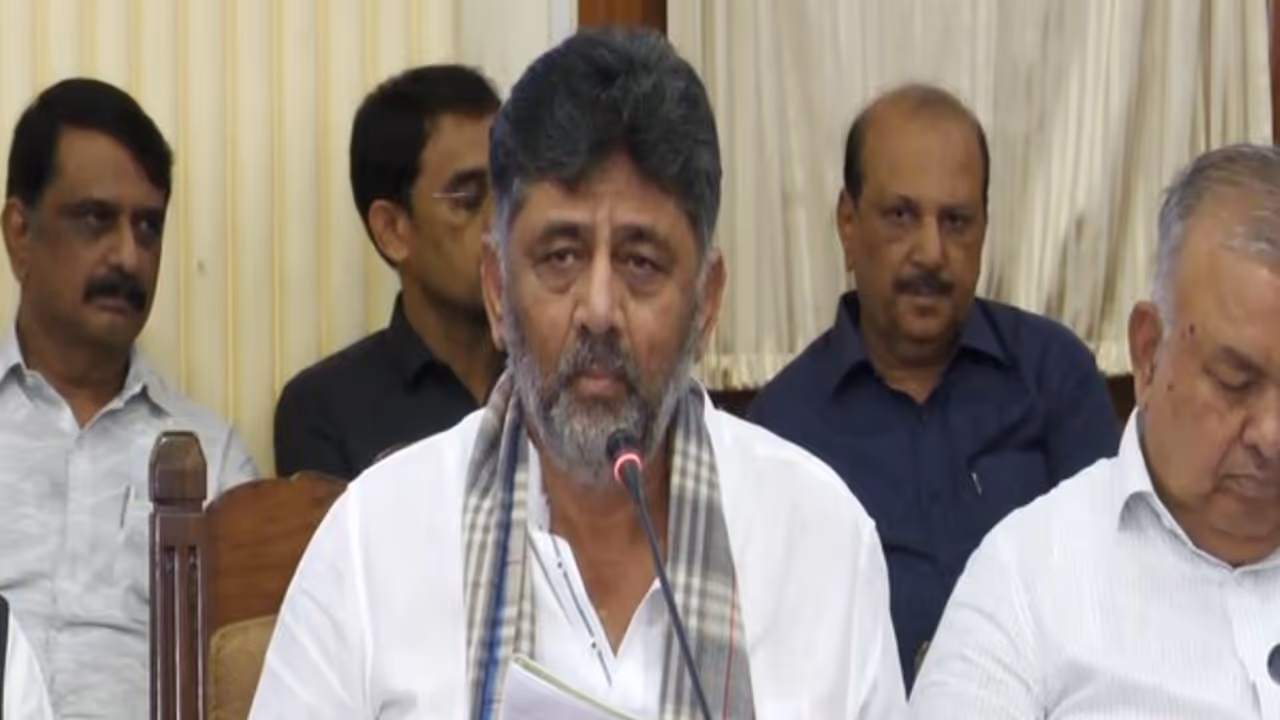 Karnataka Deputy Chief Minister DK Shivakumar (Photo/ANI)