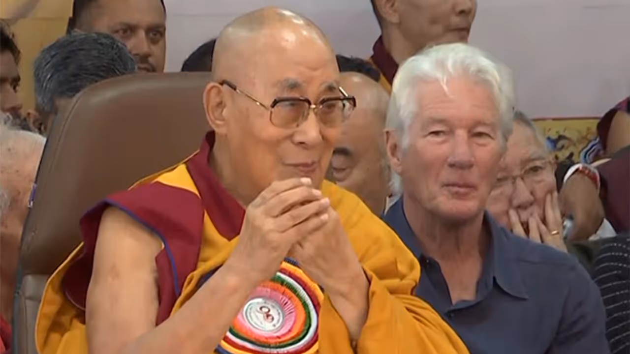 Richard Gere at Dalai Lamam birthday (Photo/ANI)