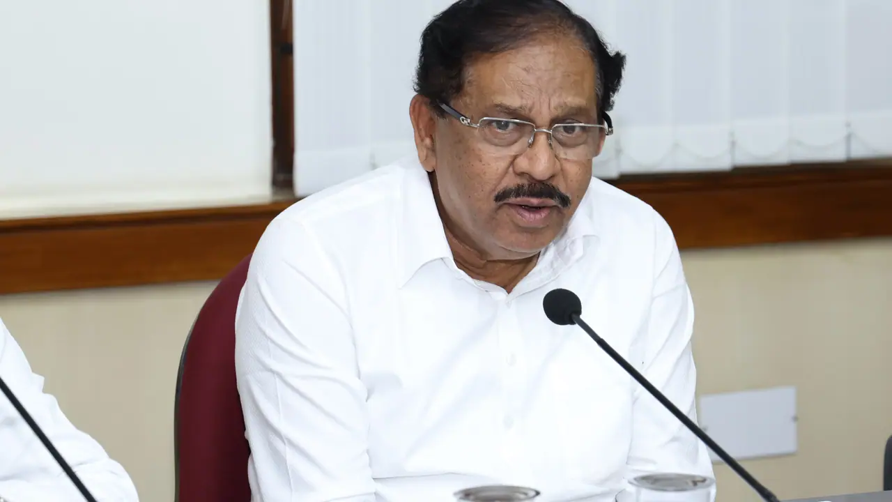 Home Minister dr g Parameshwar