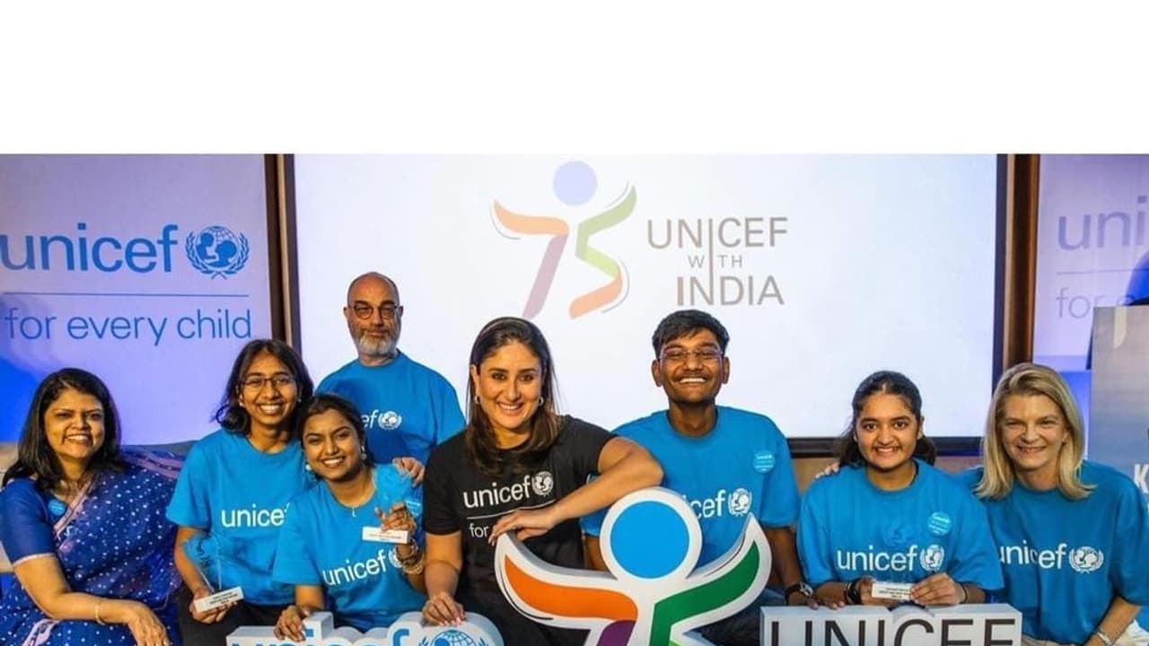 unicef kareena kapoor as national ambassador