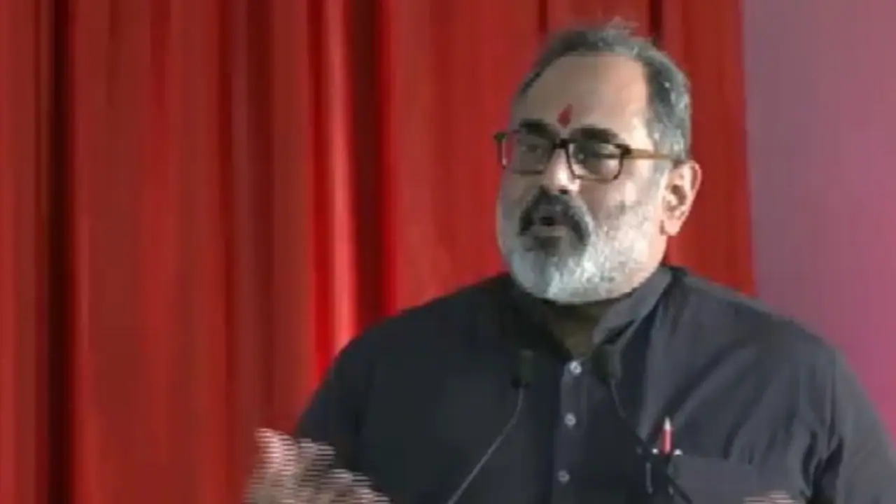 Rajeev Chandrasekhar in Gujarat Rajeev Chandrasekhar in Gujarat