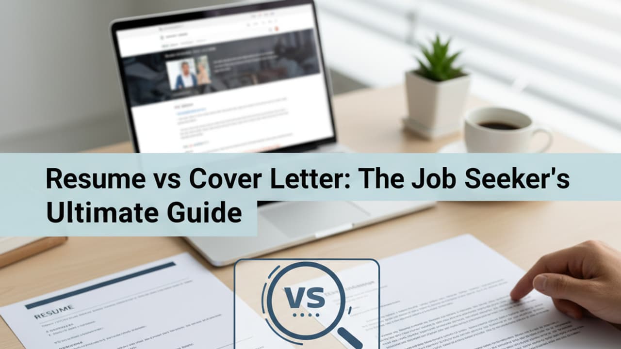 Resume vs Cover Letter 