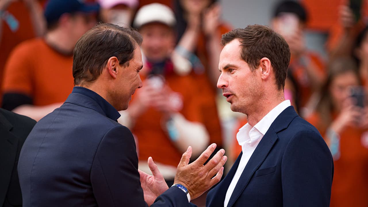 Rafael Nadal and Andy Murray