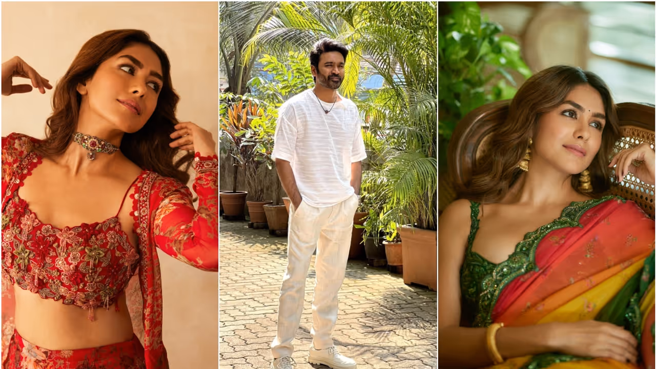 Mrunal Thakur Dhanush Mrunal Thakur Dhanush