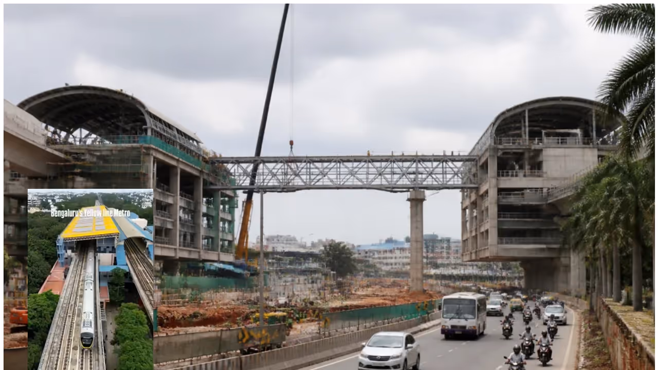 Bengaluru Metro's first travelator to connect Yellow and Blue Lines Bengaluru Metro's first travelator to connect Yellow and Blue Lines