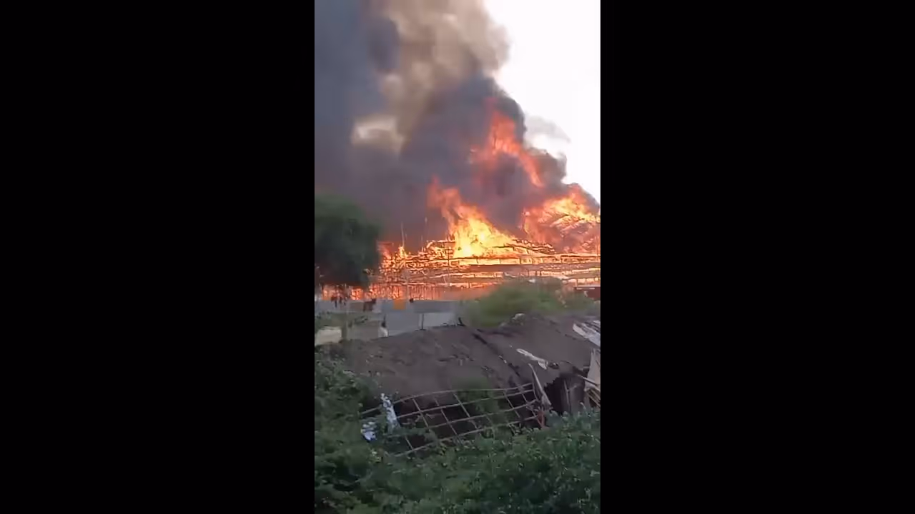 Ayodhya Massive fire Ayodhya Massive fire