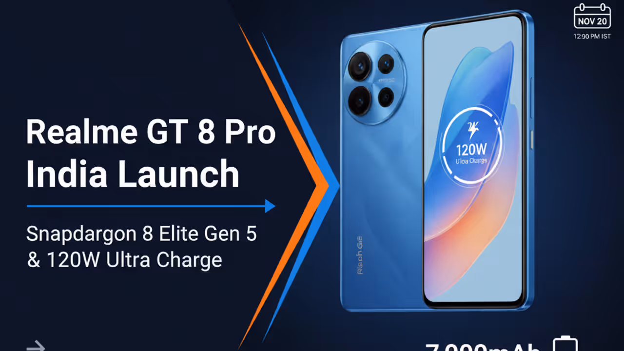 Realme GT 8 Pro Camera Details Revealed