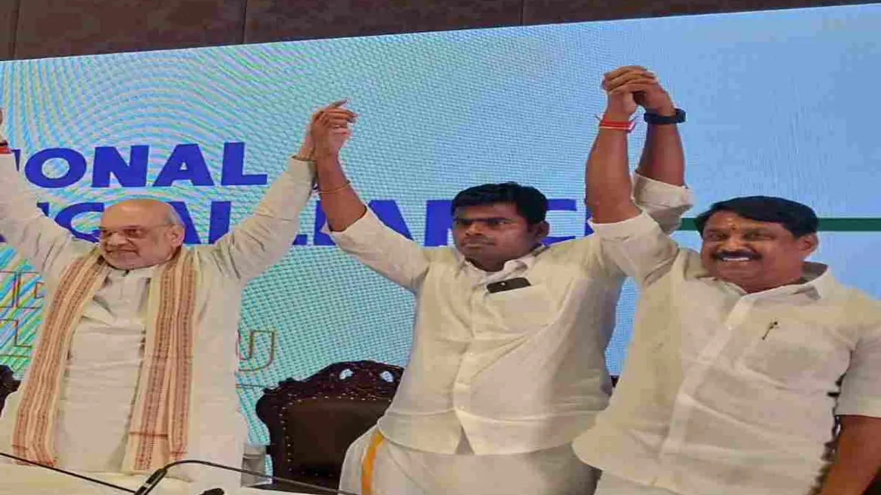 Amit Shah speaking about Annamalai