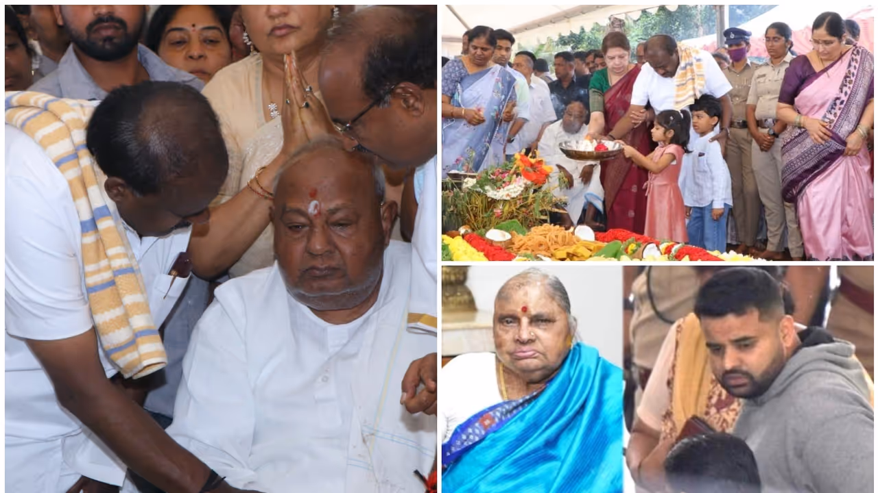 HD Kumaraswamy Breaks Down Remembering Mother Chennamma HD Kumaraswamy Breaks Down Remembering Mother Chennamma
