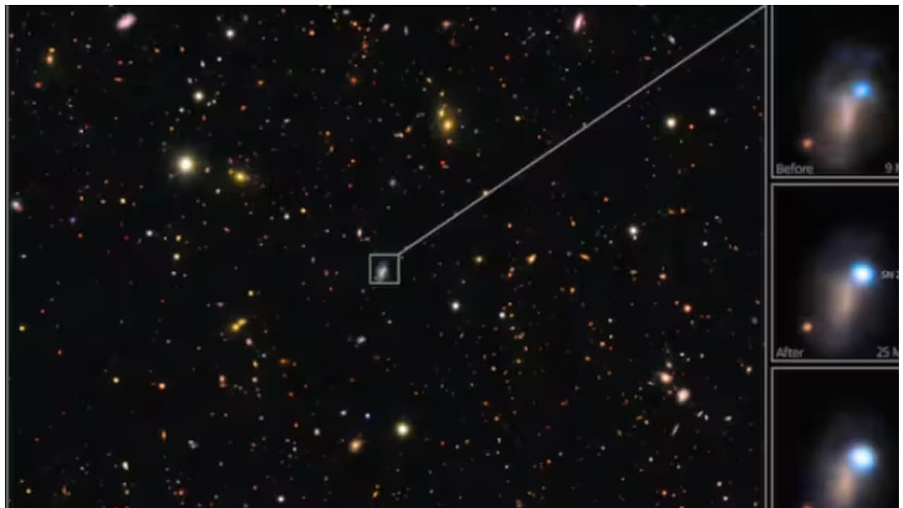 Astronomers caught supernova Astronomers caught supernova