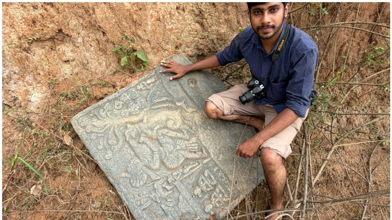 rare veeragallu found in thirthahalli rare veeragallu found in thirthahalli