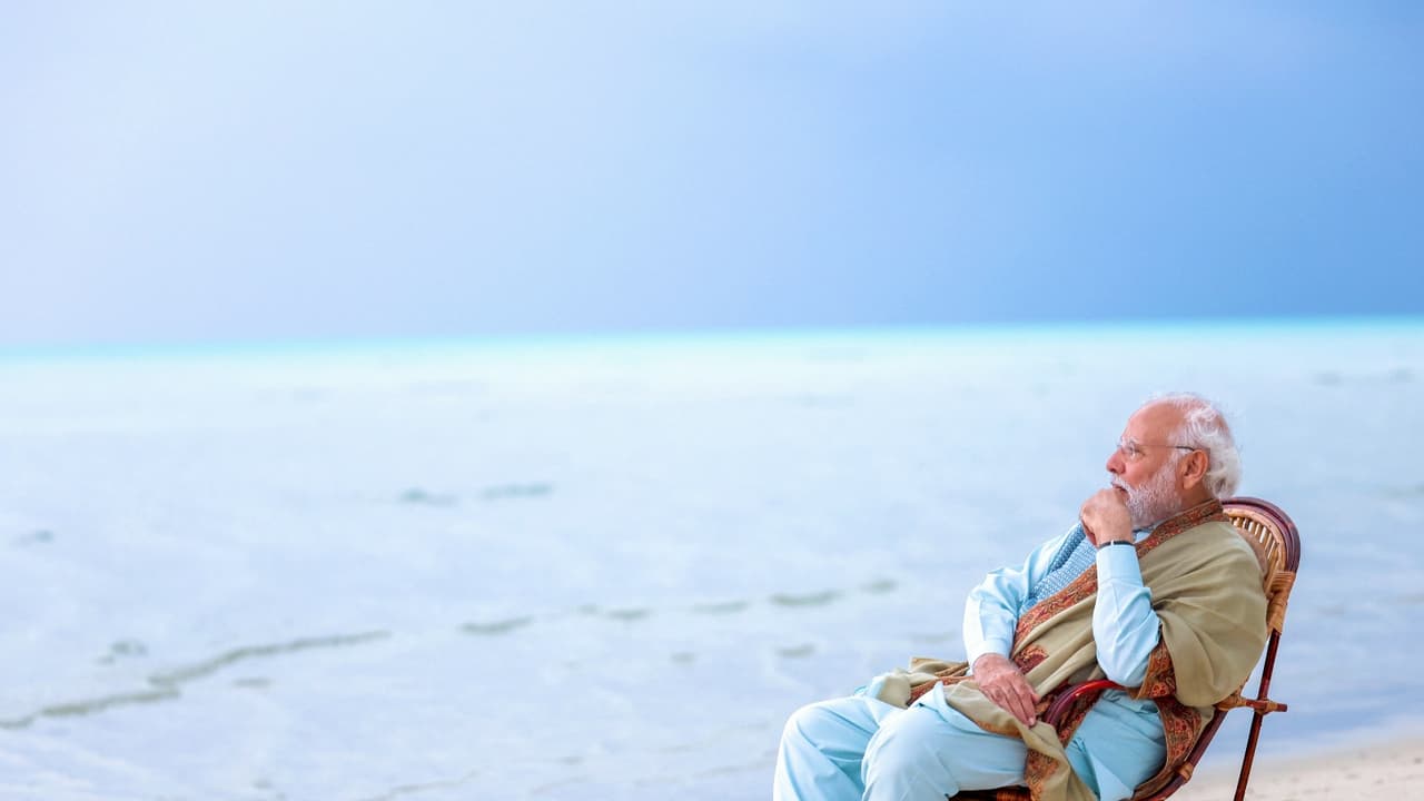 PM Modi on Lakshadweep visit Enjoy the beach along with snorkeling bsm