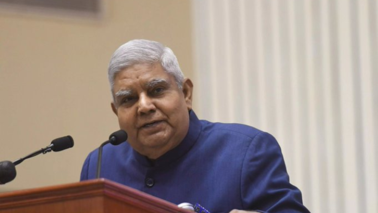 Jagdeep Dhankhar VP resigned