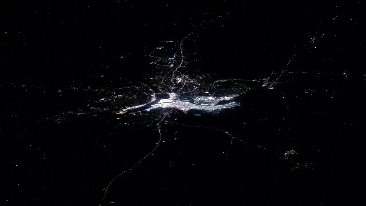 Mahakumbh from ISS by Don Pettit Mahakumbh from ISS by Don Pettit