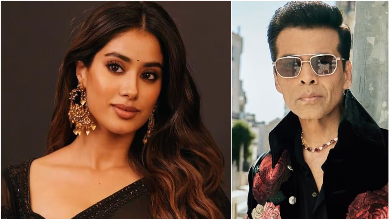 Janhvi Kapoor Karan Johar Janhvi Kapoor Karan Johar
