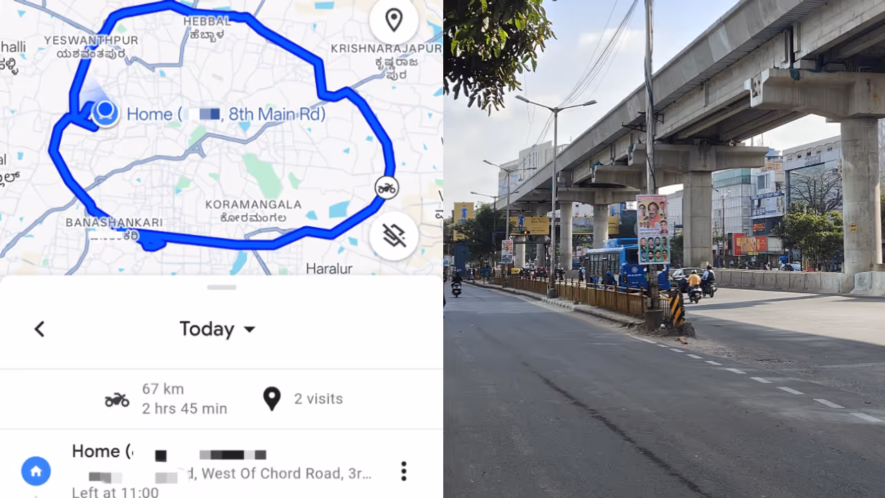 Bengaluru man enjoys a 60 km traffic free ORR ride during Diwali holidays