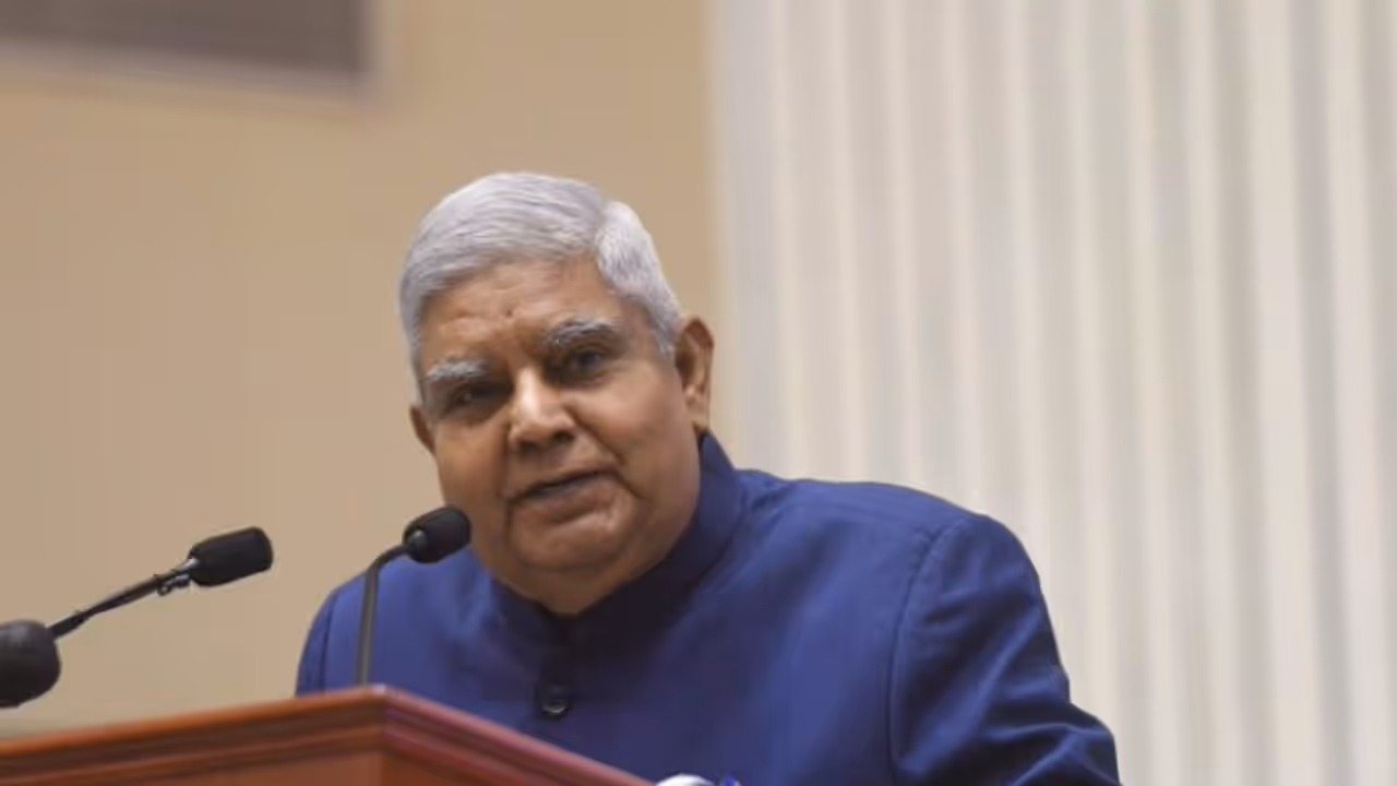 Jagdeep Dhankhar VP resigned