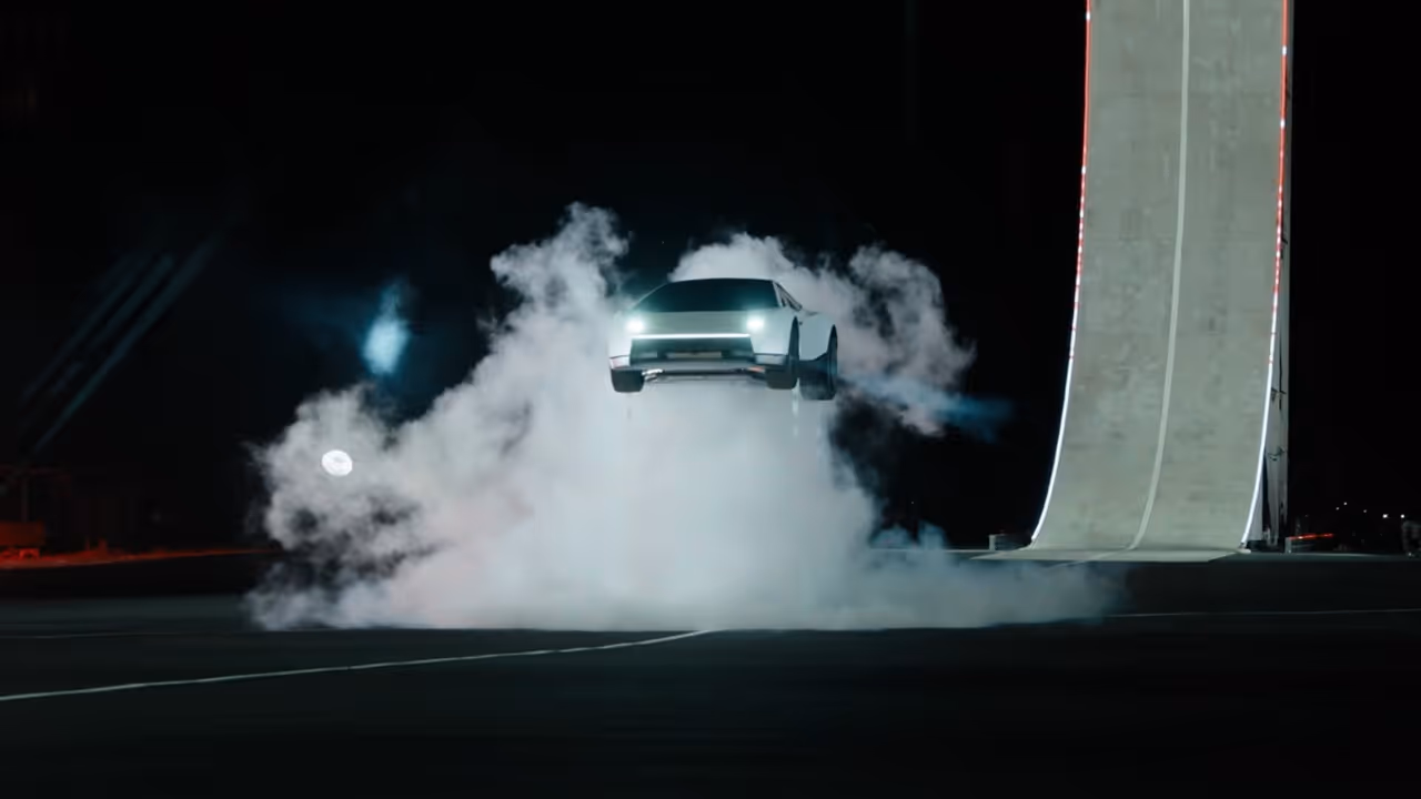 Tesla Car Flies, Drives Upside Down In Stunning Demo Tesla Car Flies, Drives Upside Down In Stunning Demo