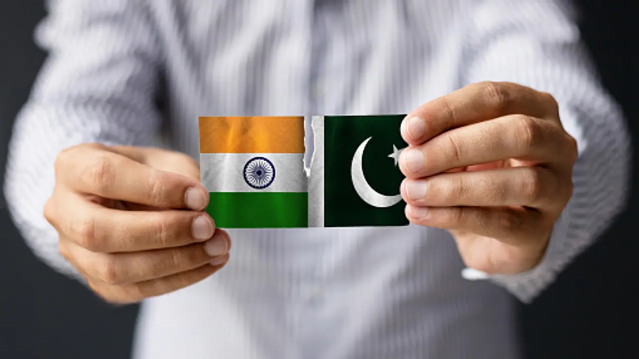 india pakistan flag india pakistan flag