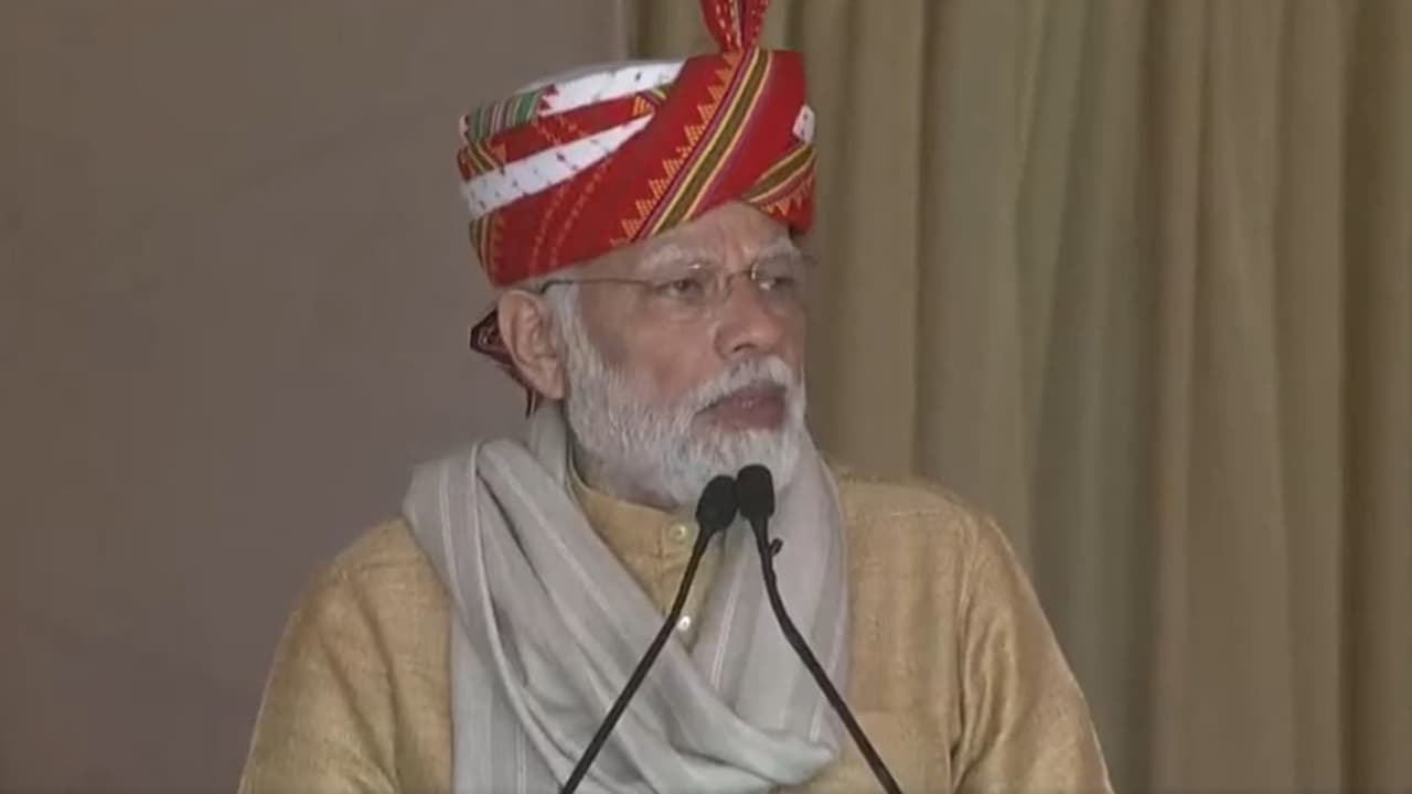 PM Modi in aadi mahotsav PM Modi in aadi mahotsav