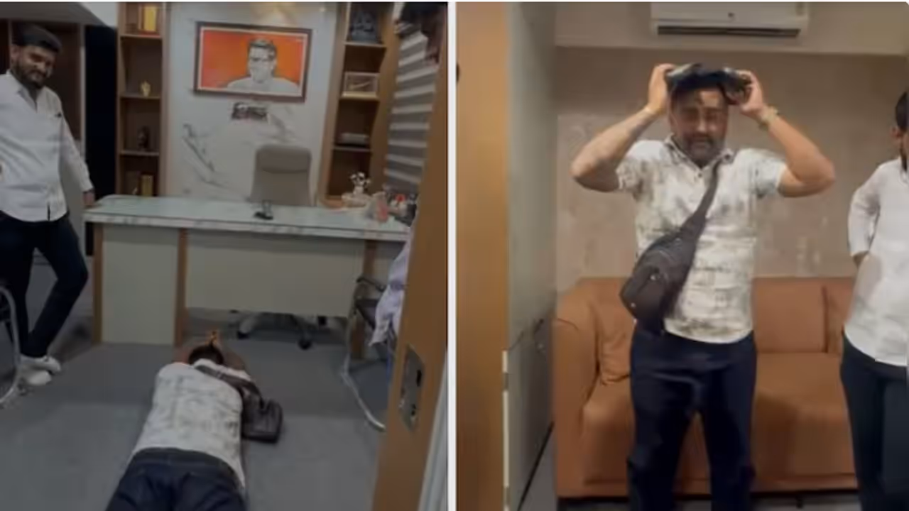 Pune influencer Mahesh Mote was allegedly humiliated by MNS workers over a reel about Raj Thackeray. Pune influencer Mahesh Mote was allegedly humiliated by MNS workers over a reel about Raj Thackeray.